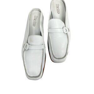 Dexter White Loafers Women Leather Shoes 10 pre-loved used